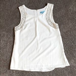 Tank jeweled tank top